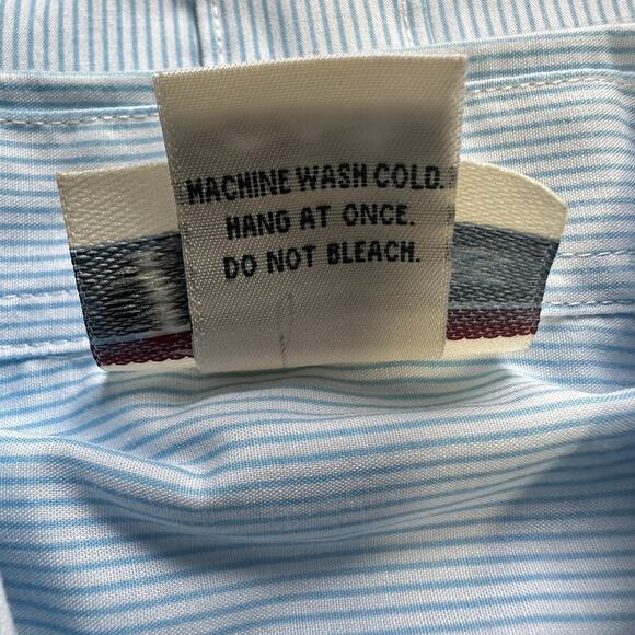 Vtg‎ Las Olas Shirt Womens Small Tennessee Lady Vols Blue White Striped Preppy - Picture 9 of 9